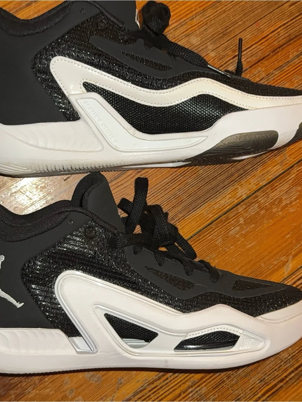 Black and White Athletic Jayson Tatum Sneakers